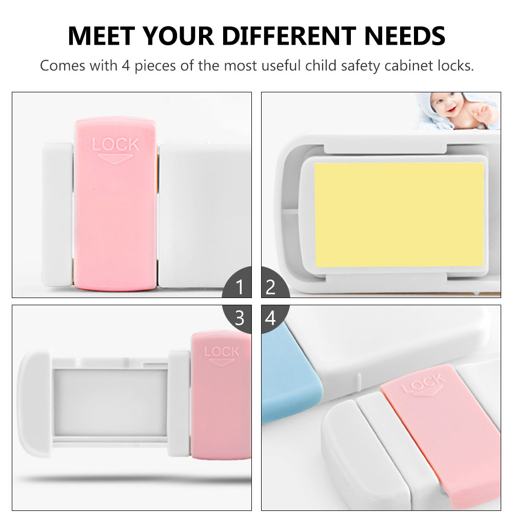 4Pcs Kids Drawer Locks Baby Pr - đánh giá và giá Medicine Cabinet Lock