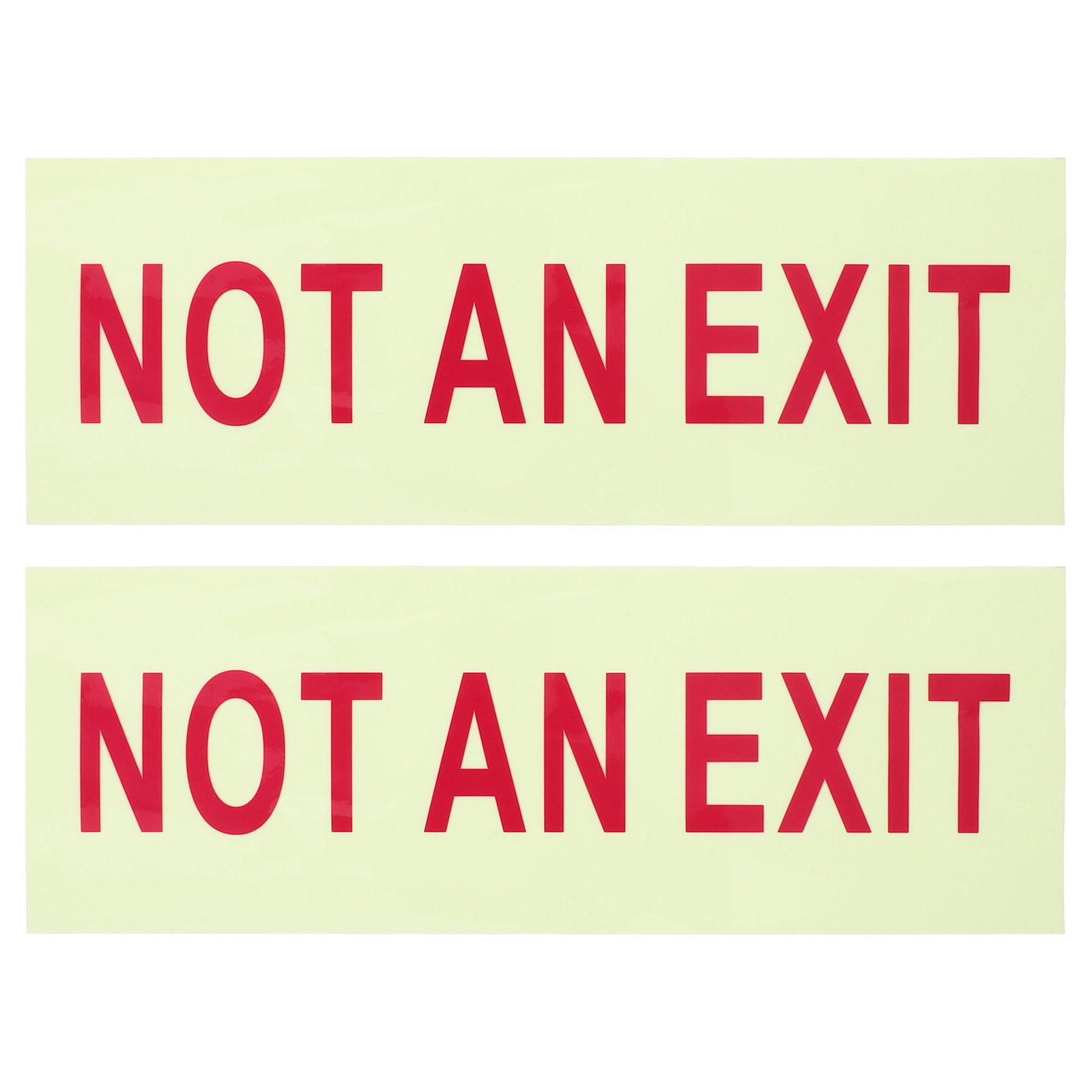 2Pcs Night Luminous Not An Exi - đánh giá và giá Emergency Exit Sign