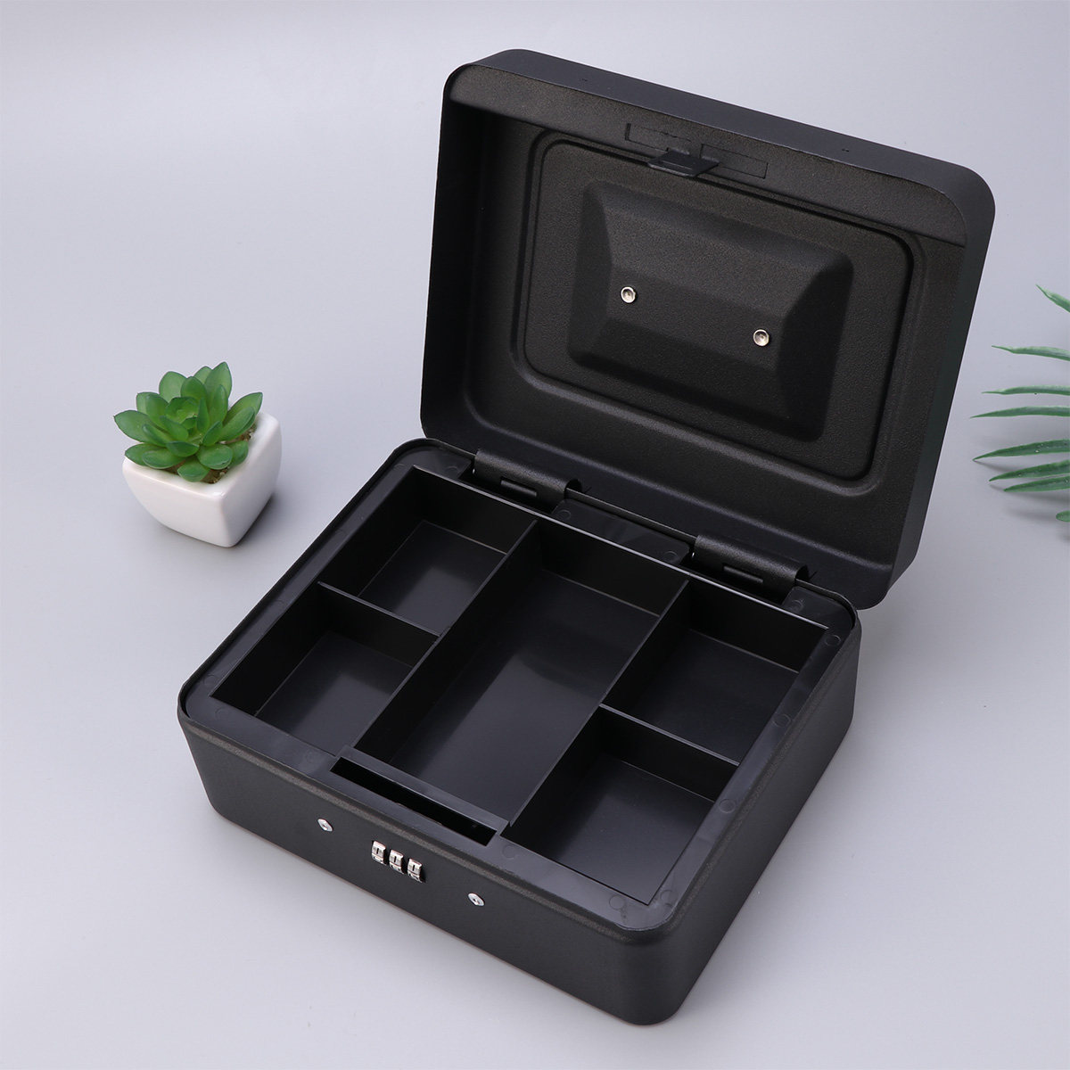 Heavy Duty Thicken Metal Cash  - đánh giá và giá Lockbox Key Secure